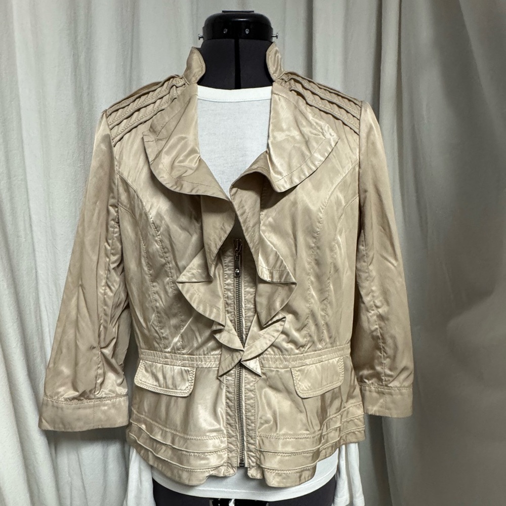 WHBM - Tiered Ruffle Jacket - Picture 2 of 11